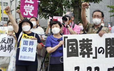 Japan government plan for Abe state funeral sparks protests