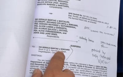 Percy Lapid slay case: Subpoena for Bantag sent to a ‘different’ person – lawyer