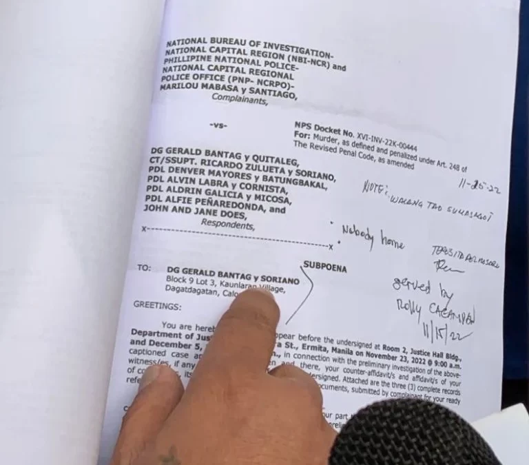 Percy Lapid slay case: Subpoena for Bantag sent to a ‘different’ person – lawyer