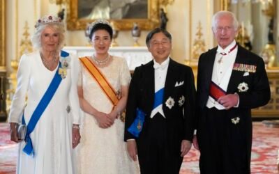 King Charles welcomes Japanese emperor, empress on state visit