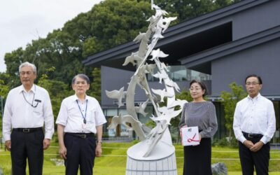 Monument to commemorate victims of Kyoto Animation arson-murders completed