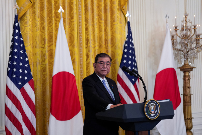 Ishiba says Japan will decide its defense budget, not other nations