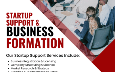 STARTUP SUPPORT & BUSINESS FORMATION