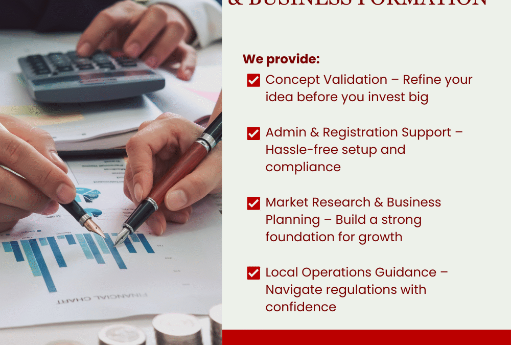 STARTUP SUPPORT & BUSINESS FORMATION
