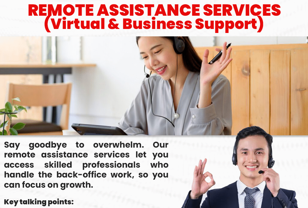Remote Assistance Services (Virtual & Business Support)