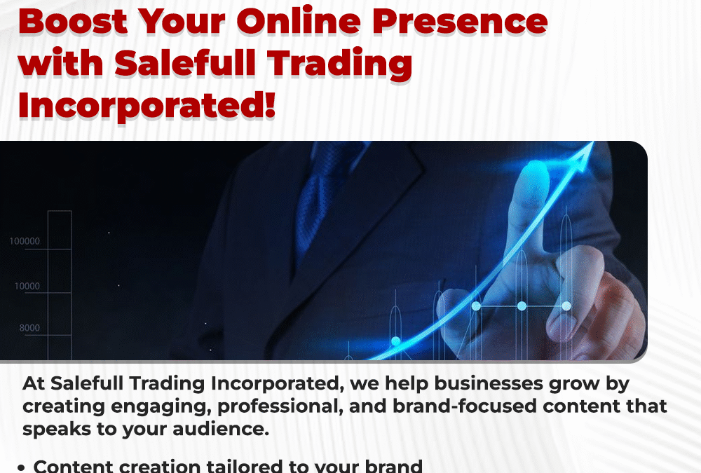 Boost Your Online Presence with Salefull Trading Incorporated!